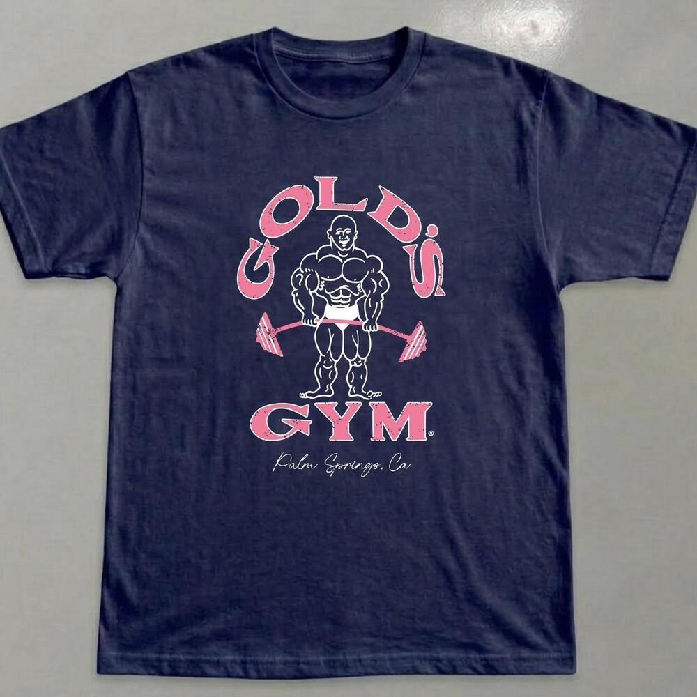Gold_S Gym Navy Blue T-Shirt